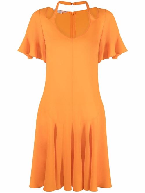 V-neck flared dress STELLA MCCARTNEY | 604238SSA027501